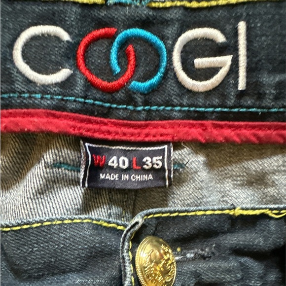 Men’s Coogi‎ Jeans Size 40x35 Dark Blue NWOT! - Picture 9 of 9